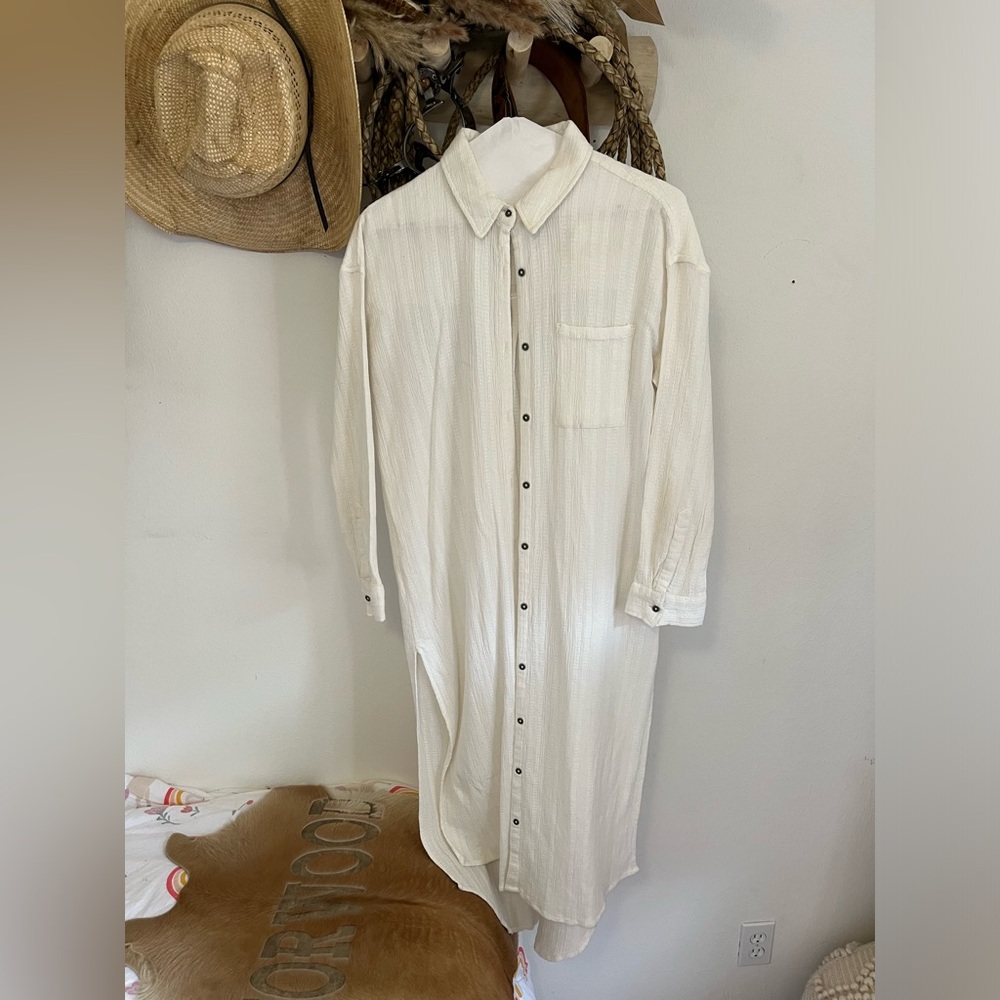 White Long Blouse